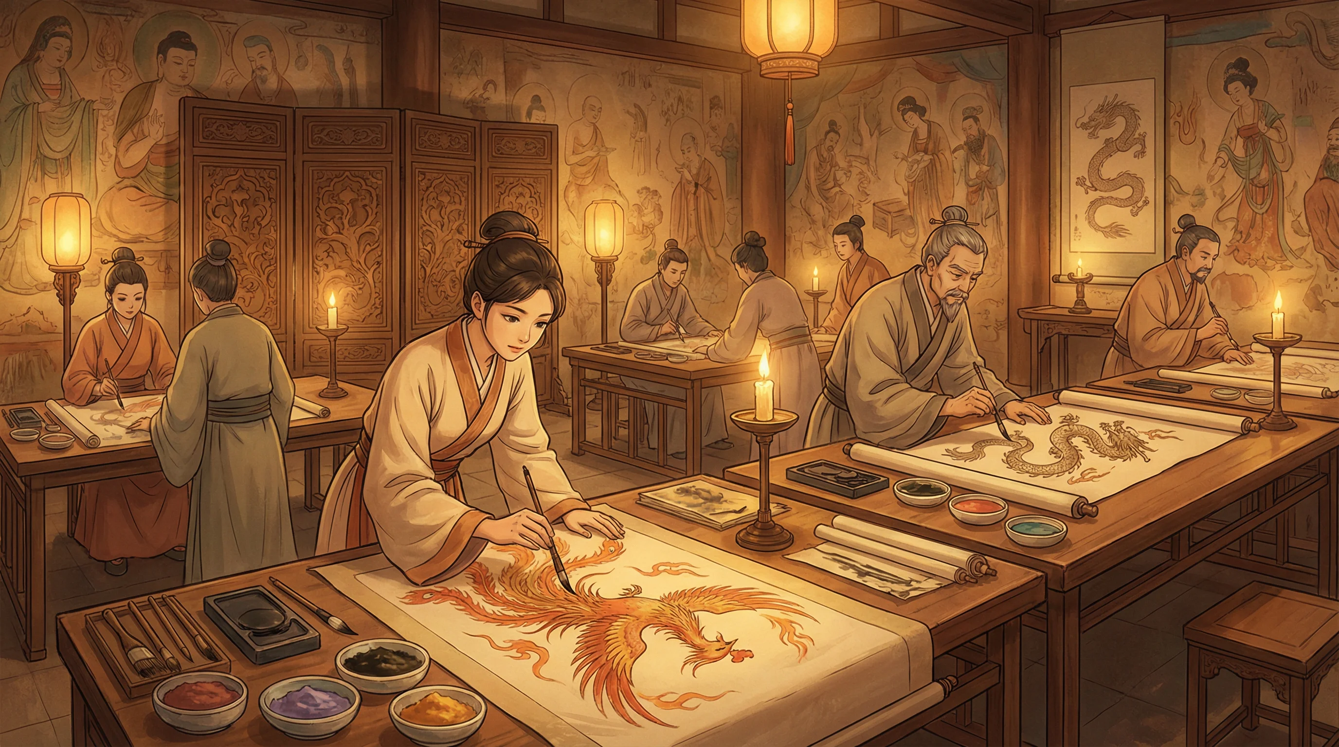 画师入驻 - 渤海保险公司电话 国风动漫画师