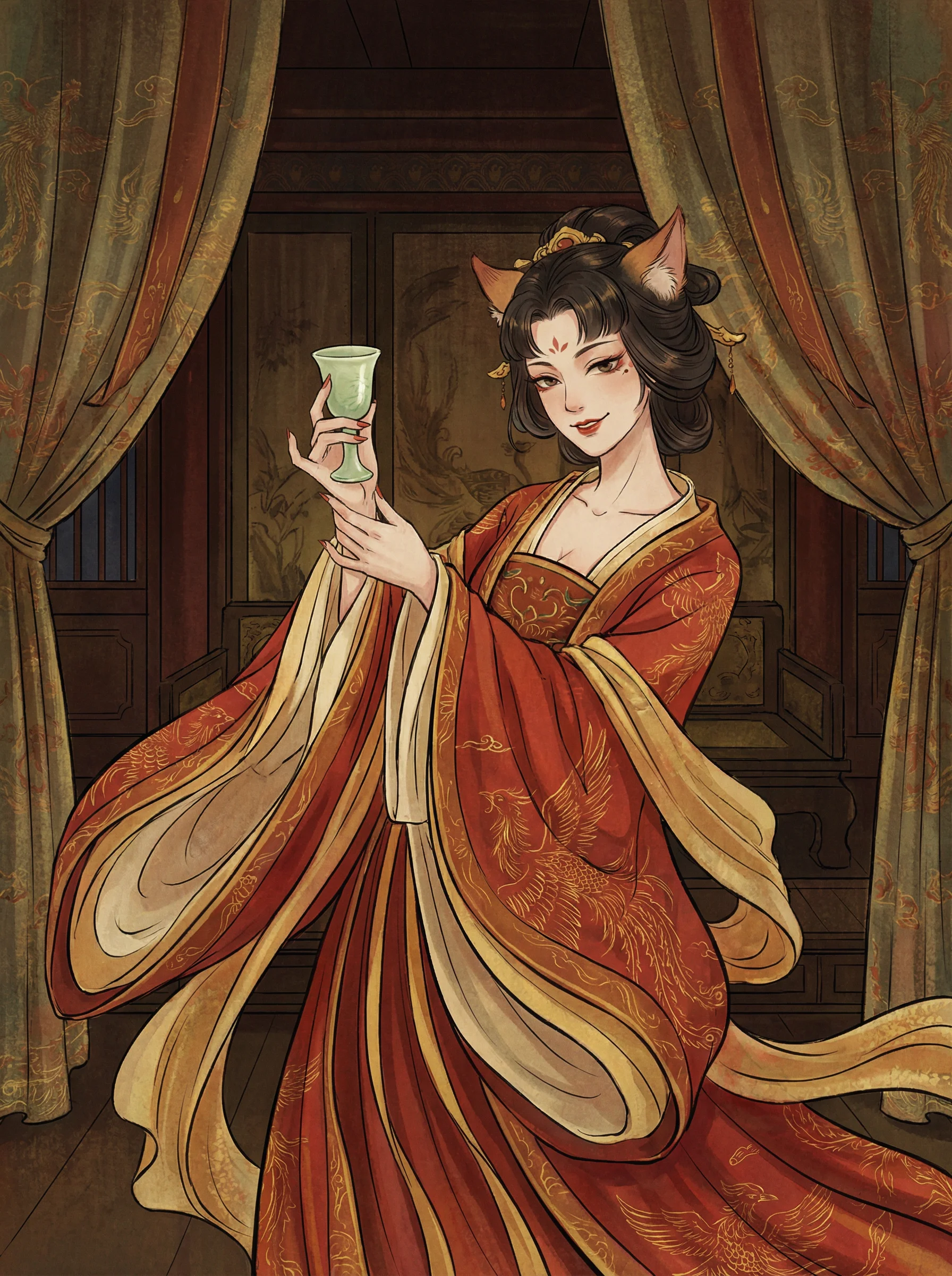 妲己 - 渤海保险公司电话 封神榜截教动漫角色