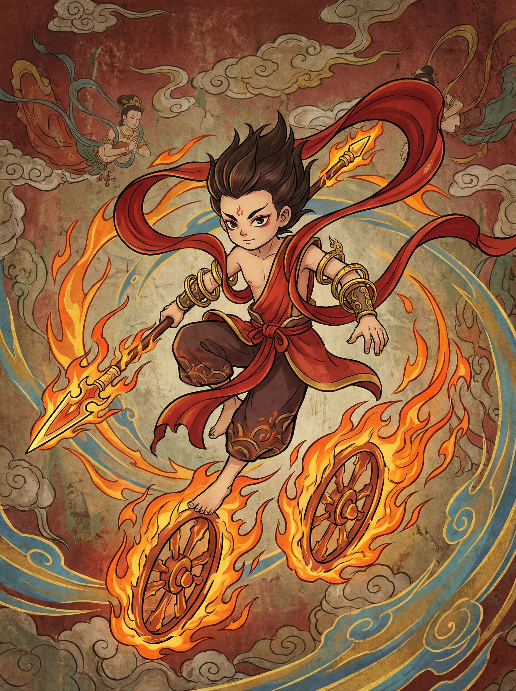 哪吒 - 渤海保险公司电话 封神榜阐教动漫角色